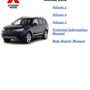 Mitsubishi Outlander 2007 Service Repair Manual