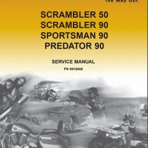 2003 Polaris Scrambler 50,Predator 90,Scrambler 90,Sportsman 90 Service Manual