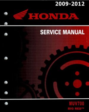 Honda MUV700 big red Service Repair Manual