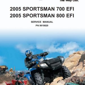 2005 Polaris Sportsman 700 & 800 EFI Service Manual