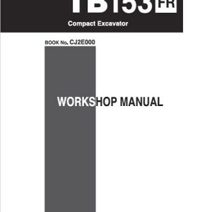 Takeuchi TB153FR Compact Excavator Service Manual
