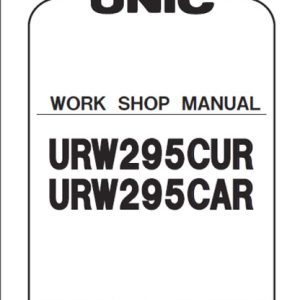 Furukawa URW295CUR ,URW295CAR Workshop Service Manual