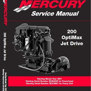 Mercury Marine 200 Optimax Jet Drive Service Manual