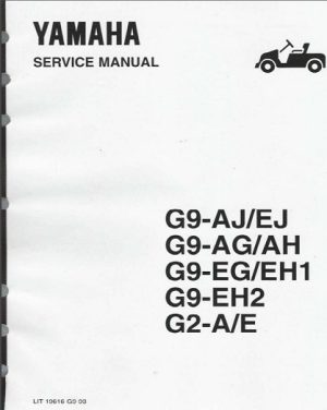 Yamaha G2-E Golf Cart Service Manual