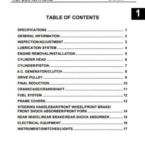 Kymco Like 200i Service Repair Manual