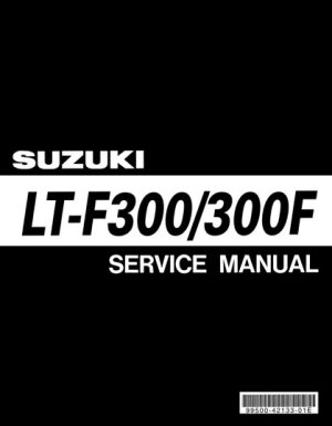 1999-2002 Suzuki LT-F300, LT-F300F Service Manual