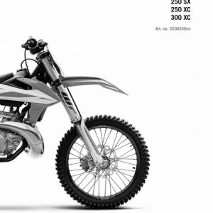 2019 KTM 250-300 SX XC Service Manual