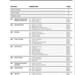 Bombardier Traxter ATV Service Manual 1999-2000