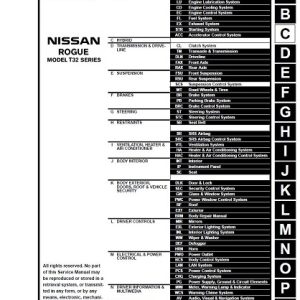 2016 Nissan Rogue Service Manual