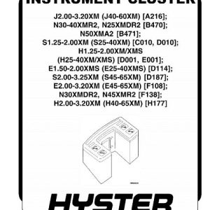 Hyster D177 Forklift Service Manual