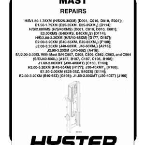 Hyster C010 Forklift Service Repair Manual