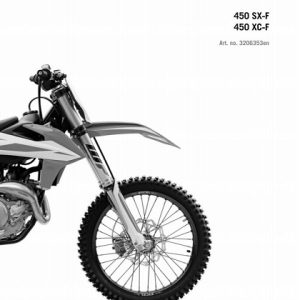 2019 KTM 450 SX-F XC-F Service Manual