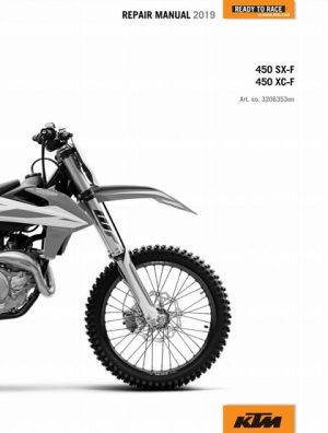 2019 KTM 450 SX-F XC-F Service Manual