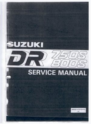 1989-1997 Suzuki DR750S ,DR800S Service Manual