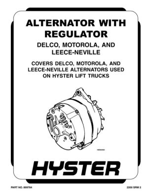 Hyster F003 Forklift Service Repair Manual