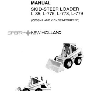New Holland L35, L775, L778, L779 SkidSteer Service Manual