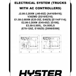 Hyster B416 Forklift Service Repair Manual