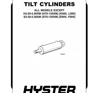 Hyster D002 Forklift Service Repair Manual