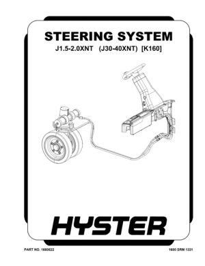 Hyster K160 Forklift Service Repair Manual