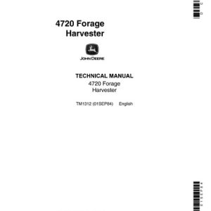 John Deere 4720 Forage Harvester Service Manual