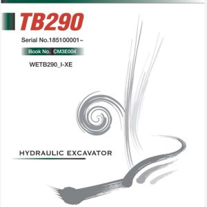 Takeuchi TB290 Hydraulic Excavator Service Manual