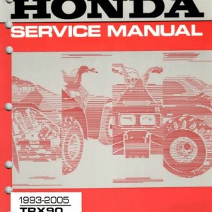 1993-2005 Honda TRX90 Service Manual