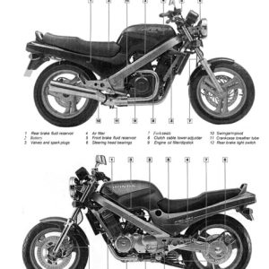 Honda NTV650 Service Manual 1988-1997